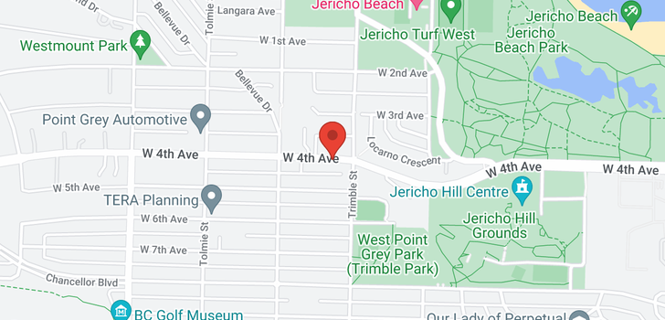 map of 4420 W 4TH AVENUE